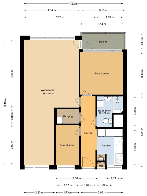 mediumsize floorplan